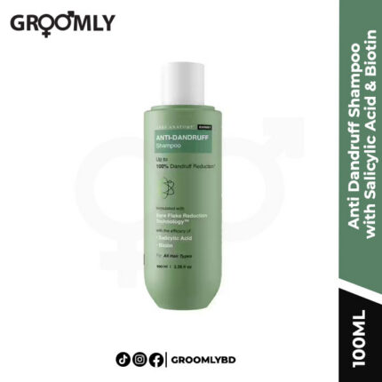 Bare Anatomy Anti Dandruff Shampoo with Salicylic Acid & Biotin- 100ml