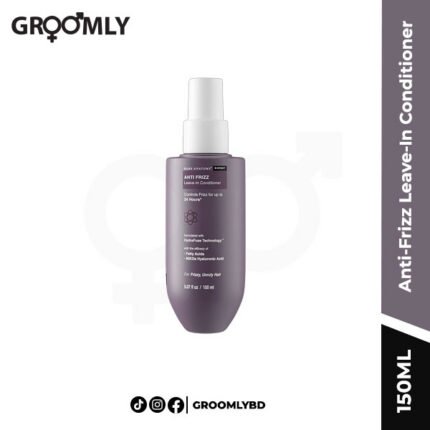 Bare Anatomy Anti-Frizz Leave-In Conditioner with Argan Oil & Hyaluronic Acid for frizzy hair - 150 ml