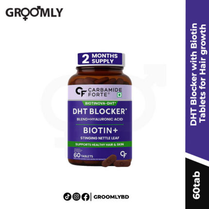 Carbamide Forte DHT Blocker with Biotin Tablets for Hair growth 60 Tablets