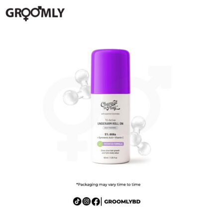 Chemist At Play Tri-Active Underarm Roll On for Hair Growth Reduction Aqua 40ML