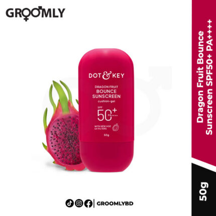Dot and Key Dragon Fruit Bounce Sunscreen SPF50+ PA++++ - with New Age UV filter 50gm