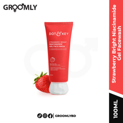 Dot and Key Strawberry Bright Niacinamide Gel Facewash 100ML