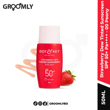 Dot and Key Strawberry Dew Tinted Sunscreen SPF 50+ Pa++++ - 00 Peony - 50ml