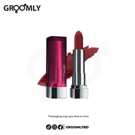 Maybelline New York Color Sensational Creamy Matte Lipstick 3.9g 696 Burgundy Blush