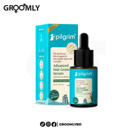 Pilgrim 3% Redensyl + 4% Anagain Advanced Hair Growth Serum- 30ml