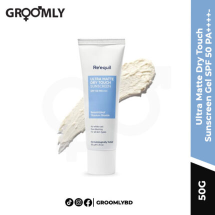Re'equil Ultra Matte Dry Touch Sunscreen Gel SPF 50 PA++++- 50g