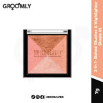 Swiss Beauty 2-in 1- Baked Blusher & Highlighter Shade 01