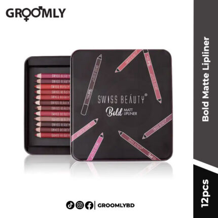 Swiss Beauty Bold Matte Lipliner Pack Of 12 Pcs