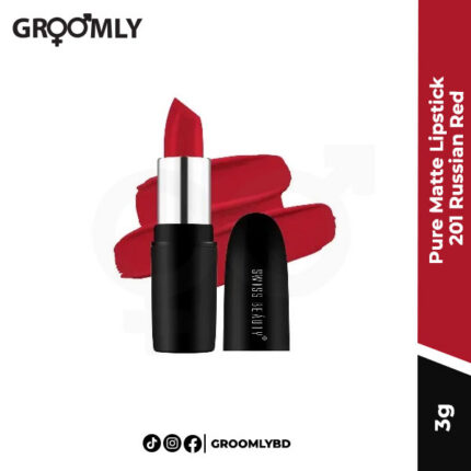 Swiss Beauty Pure Matte Lipstick 201 Russian Red