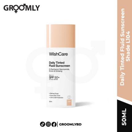 Wishcare Daily Tinted Fluid Sunscreen 50ML Shade L104