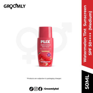 Plix Watermelon Tint Twist Colour Adapting Sunscreen SPF 50++++ Sunlit Glow (Medium) 50ml