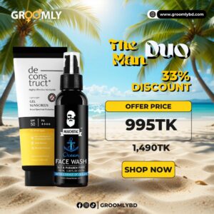 Deconstruct Gel Sunscreen 50g + Muuchstac Ocean Face Wash 100ml Combo in Bangladesh