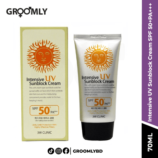 3W Clinic Intensive UV Sunblock Cream SPF 50+PA+++ 70ml