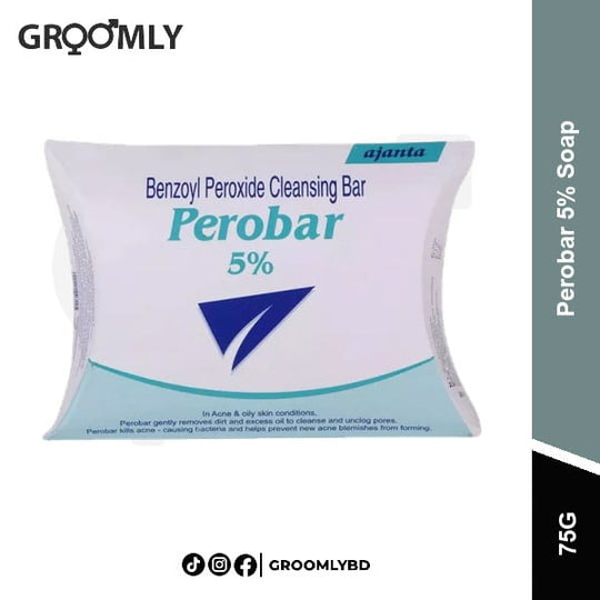 Ajanta Pharma Ltd Perobar 5% 75Gm Soap available in Bangladesh
