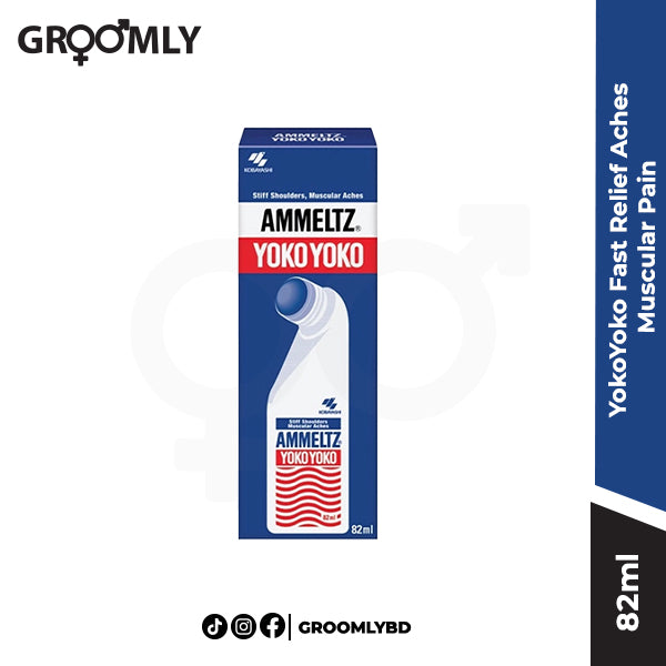 AMMELTZ YOKO YOKO Analgesic Liquid for Relief of Muscular Aches and Sprains - 82 ml Pack