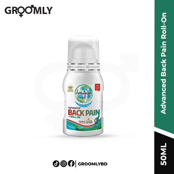 Amrutanjan Advanced Back Pain Roll-On Bottle Of 50 Ml