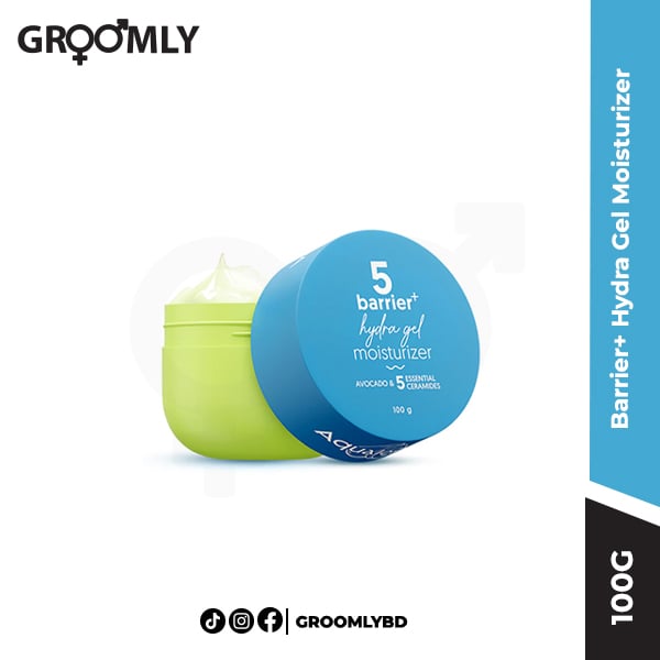 Aqualogica 5 Barrier+ Hydra Gel Moisturizer With Avocado & 5 Essential Ceramides (100 g)
