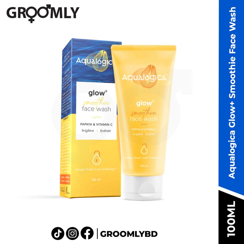 Aqualogica Glow+ Smoothie Face Wash 100ml