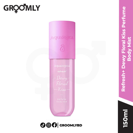 Refresh+ Dewy Floral Kiss Perfume Body Mist with Zemea & Hyaluronic Acid- 150 ml