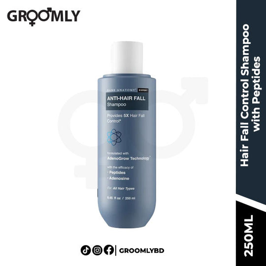 Bare Anatomy Hair Fall Control Shampoo with Peptides - 250ml