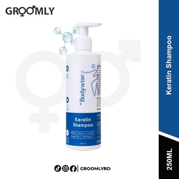 Be Bodywise Keratin Shampoo 250ml available in Bangladesh