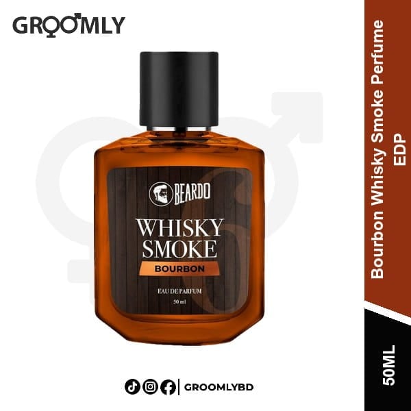 Beardo Bourbon Whisky Smoke Perfume EDP 50ml available in Bangladesh