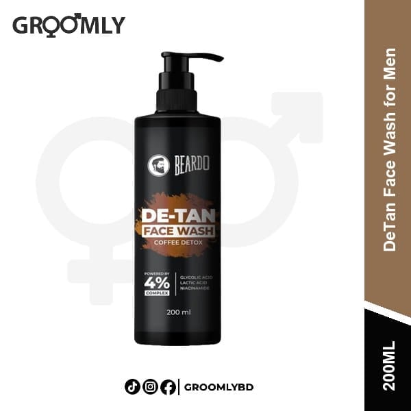 Beardo DeTan Face Wash 200ml available in Bangladesh