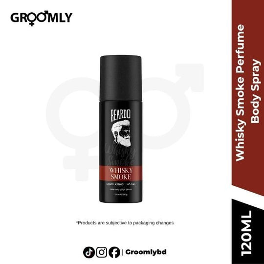 Beardo Whisky Smoke Perfume Body Spray 120ml bottle available in Bangladesh