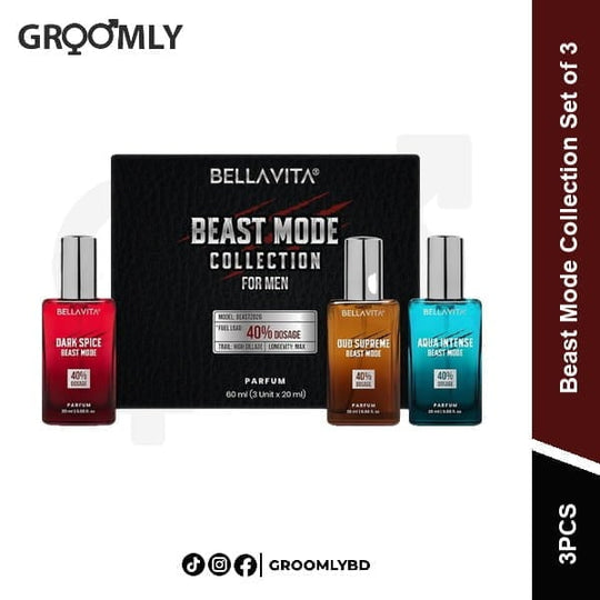 Bella Vita Beast Mode Perfume Set 3 × 20ml available in Bangladesh