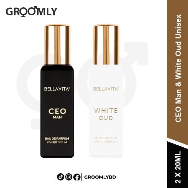 Bella Vita CEO Man & White Oud Unisex 2x20ML available in Bangladesh