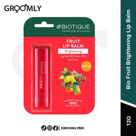 Biotique Bio Fruit Brightening Lip Balm 12g available in Bangladesh