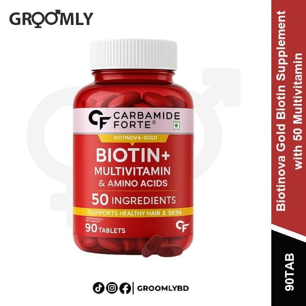 Carbamide Forte Biotinova Gold 90 Tablets available in Bangladesh