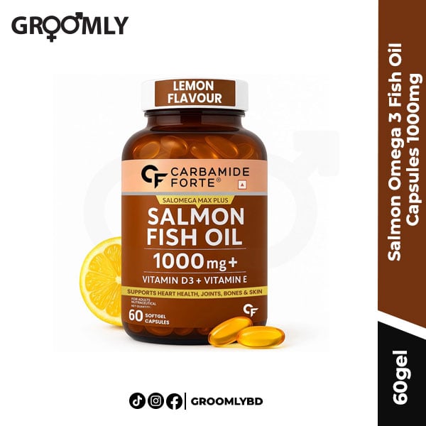 Carbamide Forte Salmon Omega 3 Fish Oil Capsules 1000mg 60 Softgels