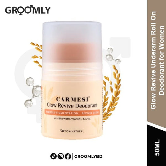 Carmesi Glow Revive Underarm Deodorant 50ml available in Bangladesh