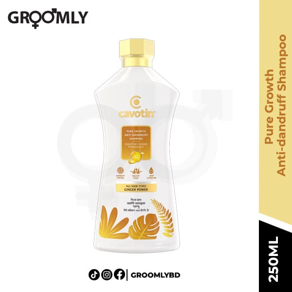 Cavotin Pure Growth Anti-dandruff Shampoo 250ML