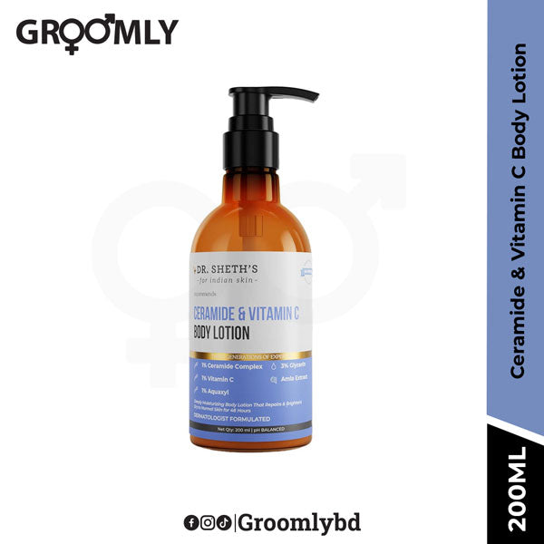 Dr Sheth's Ceramide & Vitamin C Body Lotion- 200ml