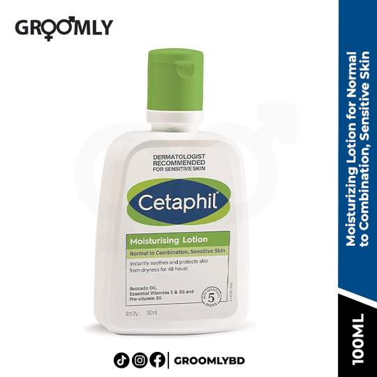 Cetaphil Moisturizing Lotion for Normal to Combination, Sensitive Skin -100 ml