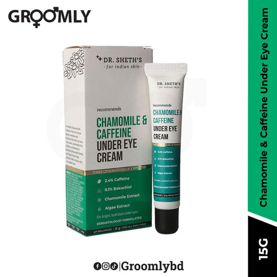 Dr Sheth's Chamomile & Caffeine Under Eye Cream 15g