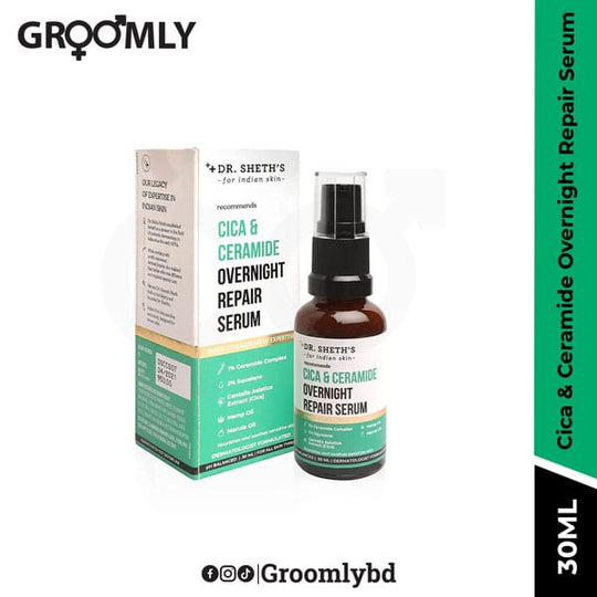 Dr Sheth's Cica & Ceramide Overnight Repair Serum - 30ML