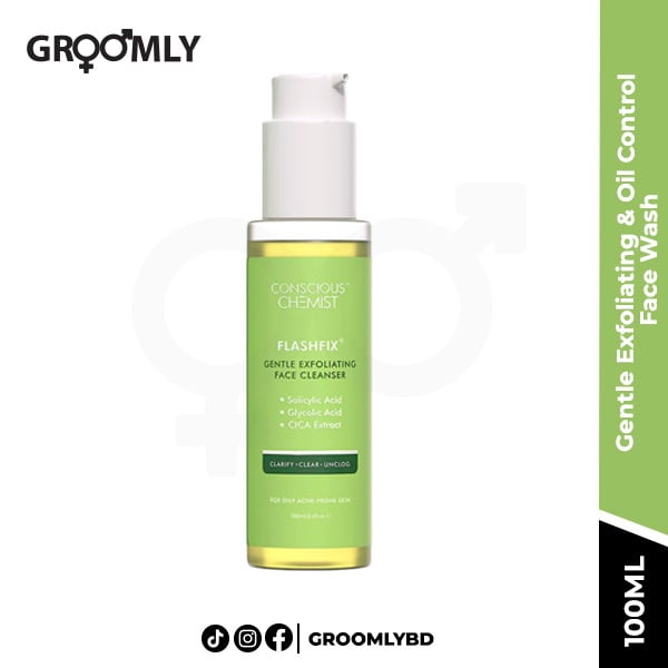 Conscious Chemist Gentle Exfoliating & Oil Control Face Wash- 100ml