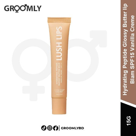Conscious Chemist Vanilla Peptide Lip Balm 15g available in Bangladesh