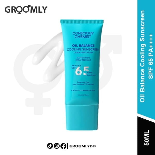 Conscious Chemist SPF 65 Cooling Sunscreen 50ml available in Bangladesh