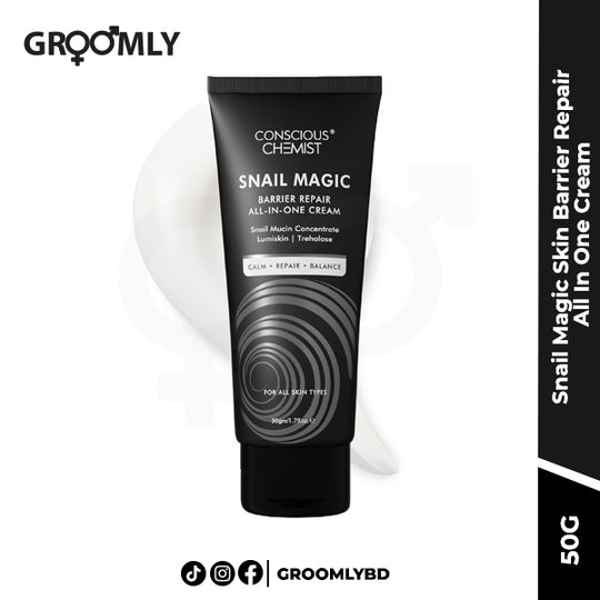 Conscious Chemist Snail Magic Skin Barrier Repair All In One Cream- 50g