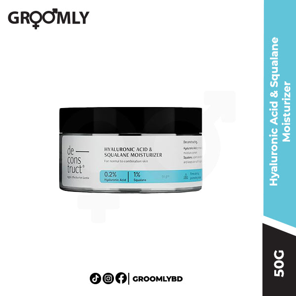 Deconstruct Hyaluronic Acid & Squalane Moisturizer - 0.2% Hyaluronic acid 1% Squalane 50g
