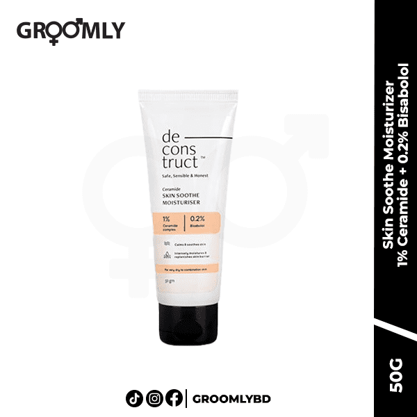 Deconstruct Skin Soothe Moisturizer - 1% Ceramide + 0.2% Bisabolol 50gm