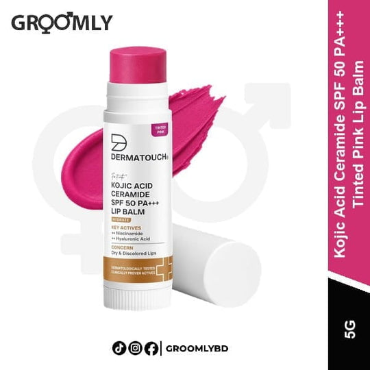 Dermatouch SPF 50 Tinted Pink Lip Balm 5g available in Bangladesh