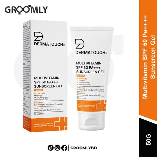 Dermatouch Multivitamin SPF 50 Sunscreen Gel 50g available in Bangladesh