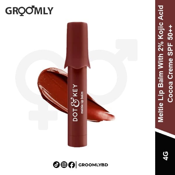 Dot & Key Meltie Kojic Lip Balm Cocoa Creme 4g available in Bangladesh