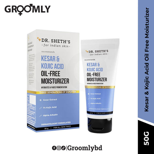 Dr Sheth's Kesar & Kojic Acid Oil Free Moisturizer - 50g