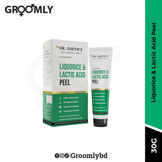 Dr Sheth's Liquorice & Lactic Acid Peel- 30g